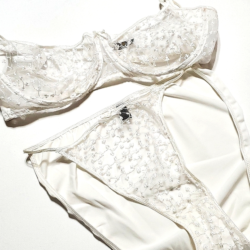 Donna L'oren Sexy Bra & Panty Set Size 40DD